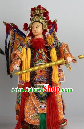 Traditional Chinese Heavenly King Marionette Puppets Handmade Puppet String Puppet Wooden Image Arts Collectibles