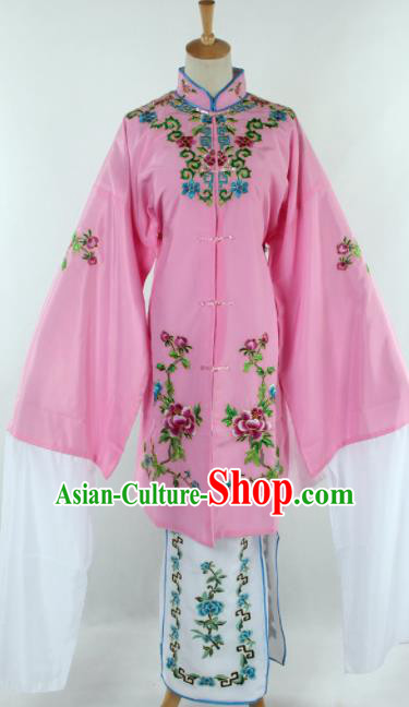 Chinese Traditional Beijing Opera Qin Xianglian Pink Dress Ancient Peking Opera Diva Costume for Women