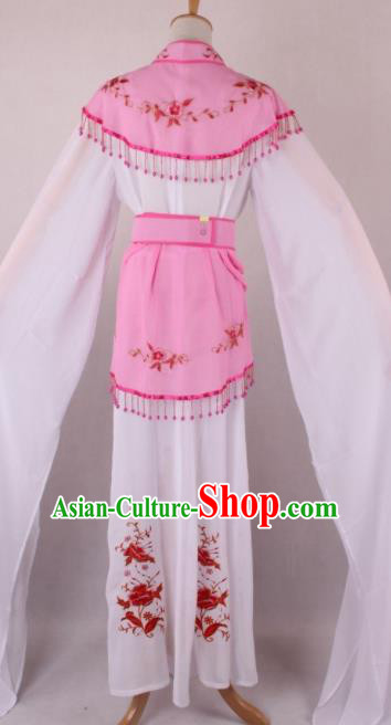 Professional Chinese Beijing Opera Court Lady Pink Dress Ancient Traditional Peking Opera Costume for Women