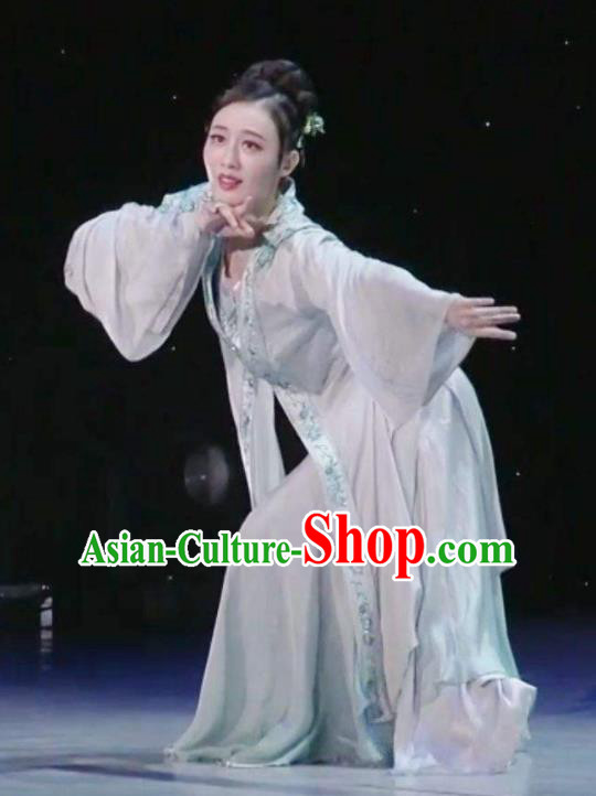 Traditional Chinese Classical Dance Ballet Competition Sheng Sheng Man Costume Stage Show Beautiful Dance Dress for Women