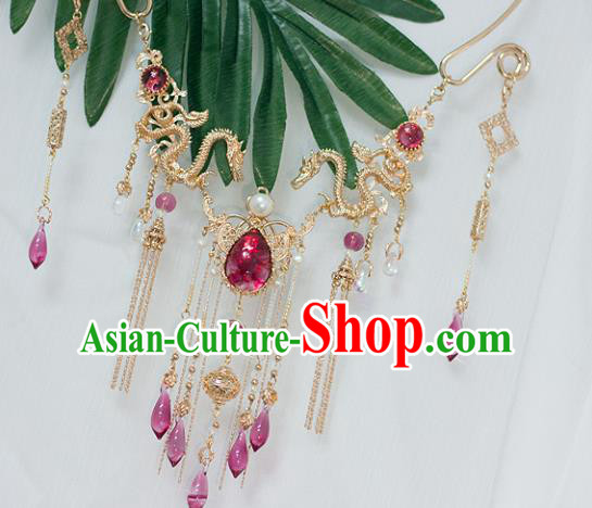 Chinese Ancient Princess Jewelry Accessories Hanfu Tassel Necklace for Women