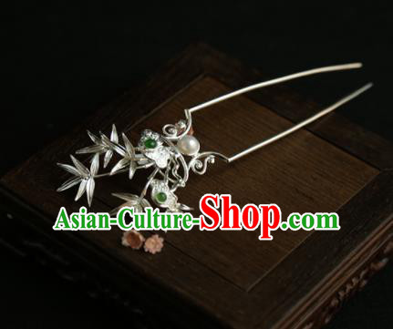 Chinese Ancient Princess Bamboo Hairpins Traditional Hanfu Hair Clip Hair Accessories for Women