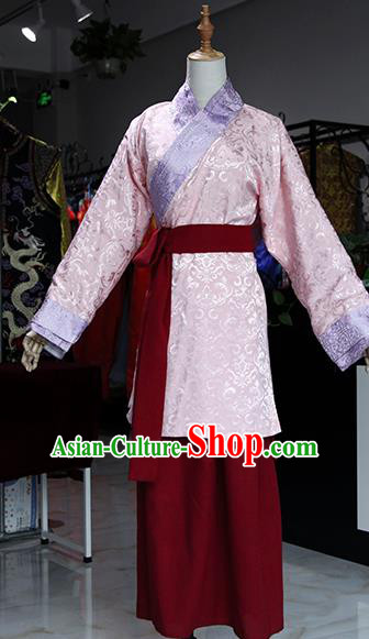 Chinese Ancient Drama Maidservants Costumes Traditional Song Dynasty Water Margin Sun Erniang Dress for Women
