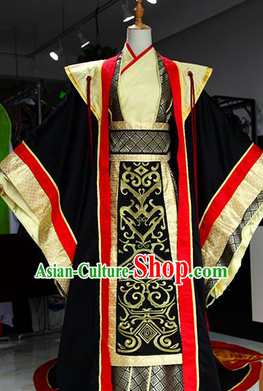 Chinese Ancient Drama Queen Mother Costumes Traditional Qin Dynasty Empress Dowager Dress for Women