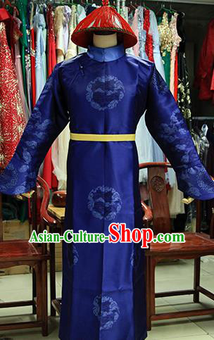 Chinese Ancient Drama Costumes Traditional Ming Dynasty Imperial Bodyguard Clothing for Men