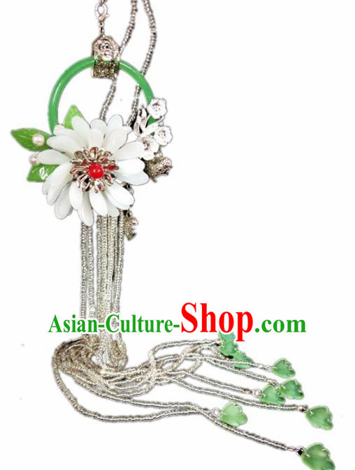 Chinese Ancient Hanfu Tassel Pendant Traditional Handmade Waist Accessories for Women
