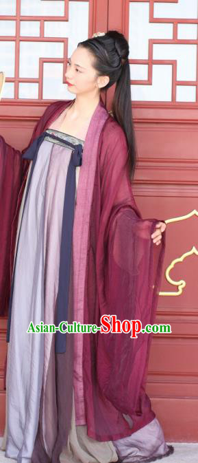 Chinese Traditional Tang Dynasty Princess Replica Costumes Ancient Imperial Consort Hanfu Dress for Women