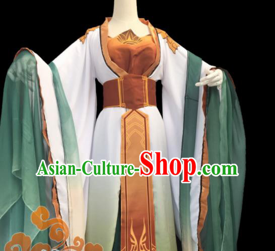 Chinese Traditional Cosplay Imperial Consort Fairy Princess Dress Custom Ancient Swordswoman Costume for Women