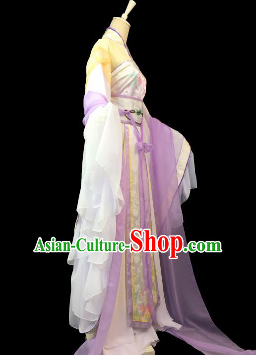 Traditional Chinese Cosplay Court Princess Dress Ancient Swordswoman Costume for Women