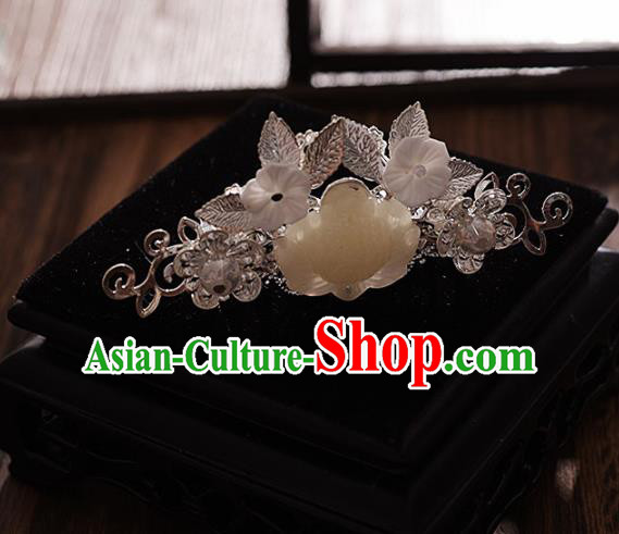 Chinese Ancient Bride Tassel Hair Comb Hairpins Traditional Hanfu Wedding Hair Accessories for Women
