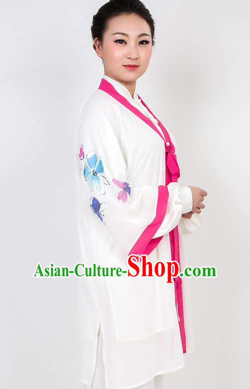 Chinese Traditional Martial Arts Printing Costume Best Kung Fu Competition Tai Chi Training Clothing for Women