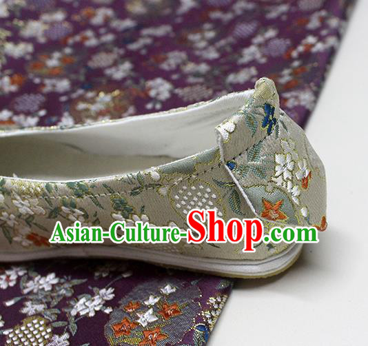 Traditional Chinese Blood Stained Shoes Handmade Hanfu Shoes Ancient Princess Shoes for Women