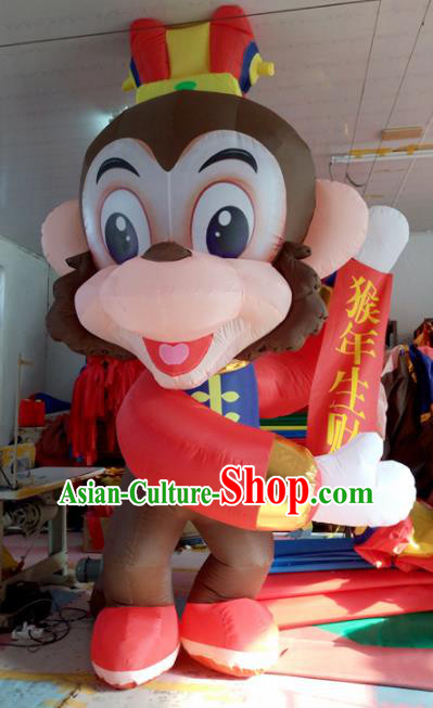 Large Chinese Cartoon Monkey Inflatable Product Models New Year Inflatable Arches