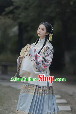Chinese Drama Ancient Hanfu Blouse and Skirt Traditional Ming Dynasty Princess Costumes for Women