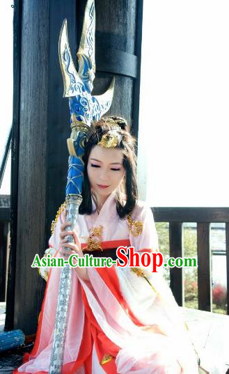 Chinese Traditional Cosplay Tang Dynasty Princess Costumes Ancient Female Swordsman Hanfu Dress for Women