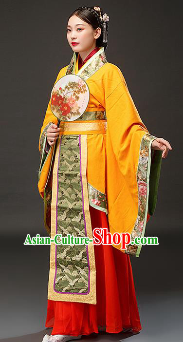 Chinese Traditional Spring and Autumn Period Court Queen Xi Shi Dress Ancient Empress Costumes for Women