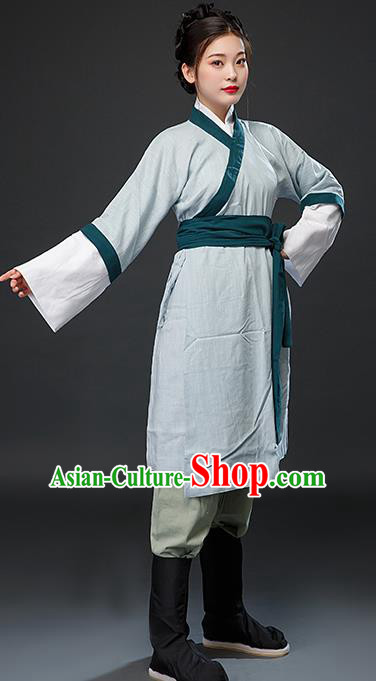 Chinese Traditional Ming Dynasty Swordswoman Dress Ancient Drama Female Civilian Costumes for Women