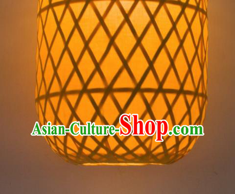 Chinese Handmade Palace Lanterns LED Lamp Bamboo Weaving Hanging Lantern