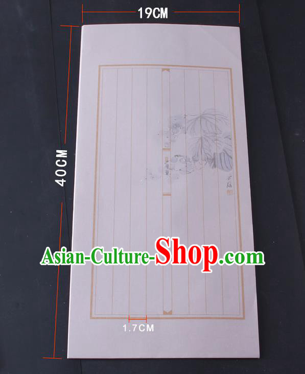 Traditional Chinese Classical Pattern Purple Paper Handmade Calligraphy Xuan Paper Craft