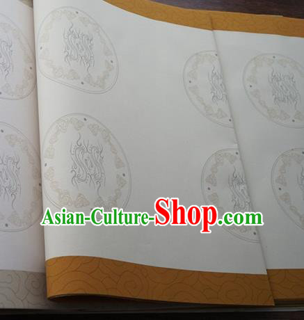 Traditional Chinese Ink Calligraphy Scroll Paper Spring Festival Handmade Classical Pattern Couplet Paper Craft