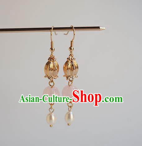 Handmade Chinese Classical Ear Accessories Ancient Hanfu Convallaria Earrings