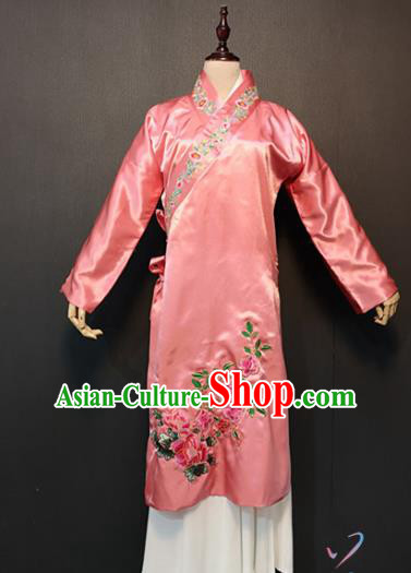 Traditional China Ming Dynasty Noble Costume Ancient Drama The Dream of Red Mansions Lin Daiyu Clothing Pink Gown and Skirt