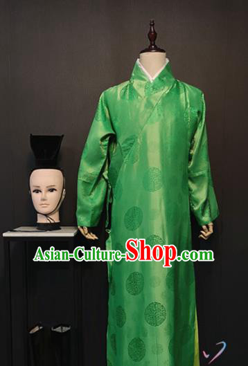 Ancient Ming Dynasty Men Clothing Drama The Dream of Red Mansions Noble Childe Costume and Hair Accessories