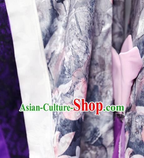 China Cosplay Swordswoman Purple Dress Clothing Custom Traditional Ancient Female Knight Su Huanzhen Costumes