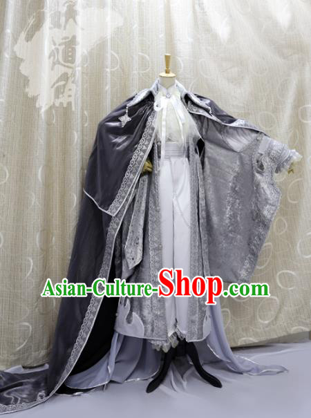 China Ancient Noble Childe Clothing Custom Professional Cosplay Swordsman Prince Costume