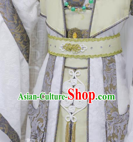 Cosplay Taoist Priest Jun Fengtian Costumes Custom China Ancient Swordsman Chivalrous Man Clothing
