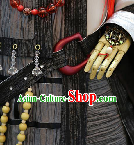 Cosplay Martial Arts Monk Commander Costumes Custom China Ancient Swordsman Clothing