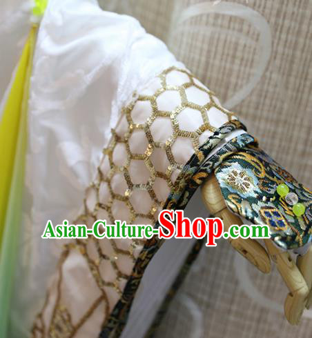 Cosplay Noble Childe Costumes Custom China Ancient Swordsman Zhanlu Wu Fang White Clothing