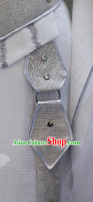 Cosplay Swordsman Ren Piaomiao Costumes Custom China Ancient Taoist Chivalrous Man Clothing