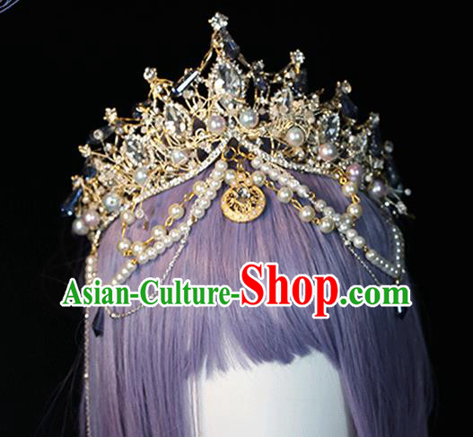 Cosplay Bride Royal Crown Halloween Princess Hair Accessories