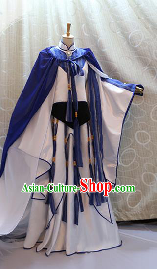 Cosplay Noble Childe Shi Jiuru Costumes Custom China Ancient Swordsman Clothing