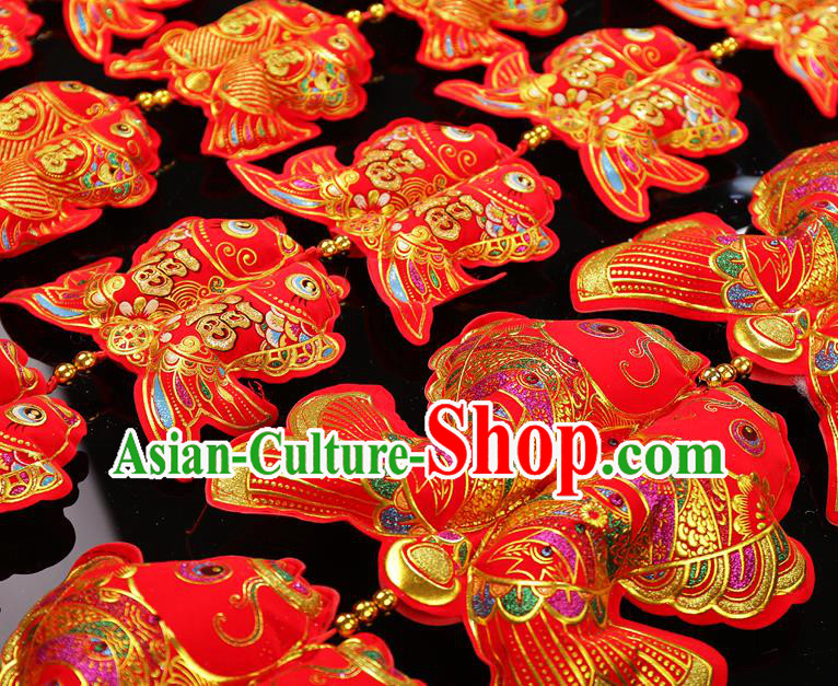 China Spring Festival Accessories Lucky Fish Pendant New Year Decorations