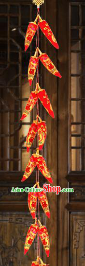 China Red Pepper Pendant New Year Decorations Spring Festival Accessories