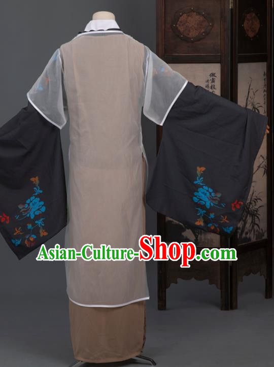 Cosplay Chinese Yuan Dynasty Scholar Costumes Ancient Litterateur Tang Xianzu Clothing