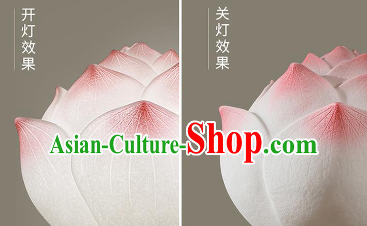 China Handmade Meditation Lotus Lantern Traditional Home Decorations Iron Art Floor Lamp