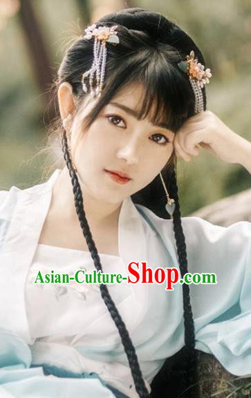 Chinese Ming Dynasty Girl Wigs Chignon Quality Wigs China Best Wig Ancient Palace Lady Hairpiece