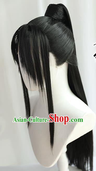 Best Chinese Drama Ancient Noble Childe Mo Ran Wig Sheath China Quality Front Lace Wigs Cosplay Swordsman Wig