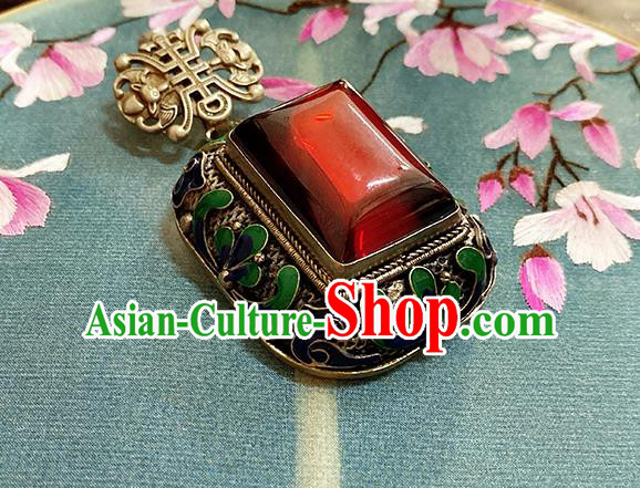 China Traditional Cheongsam Brooch Classical Pendant Accessories Collar Button