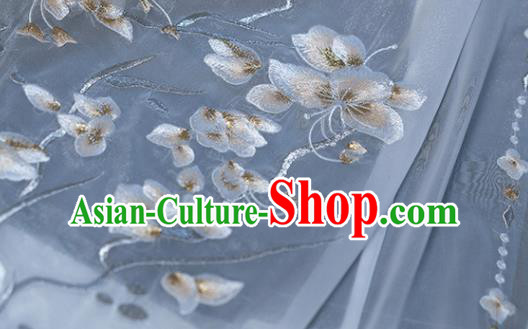 China Ancient Court Beauty Embroidered Costume Traditional Tang Dynasty Princess Hanfu Clothing for Women