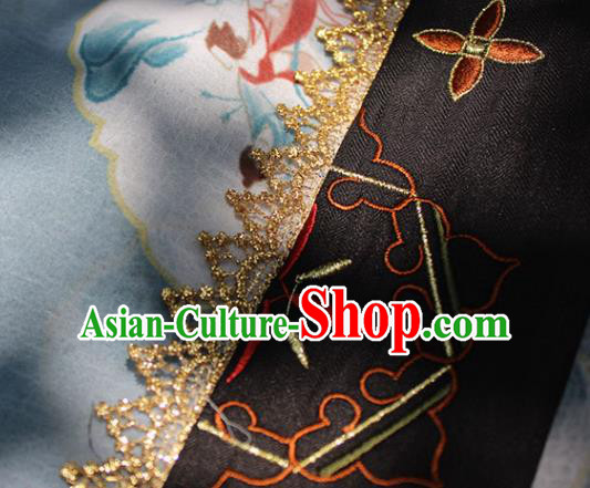 Traditional Chinese Ancient Song Dynasty Hanfu Apparels Embroidered Blouse Top and Skirt Historical Costumes for Young Lady