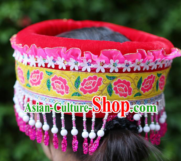 Best Chinese Miao Nationality Headwear Top Quality China Ethnic Women Hat