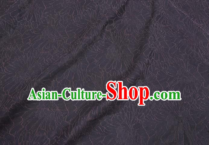 Chinese Classical Phoenix Peony Pattern Silk Drapery Cheongsam Damask Traditional Gambiered Guangdong Gauze Cloth Fabric