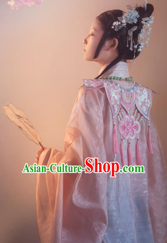 Ancient China Ming Dynasty Palace Princess Clothing Traditional Hanfu Dress Court Lady Historical Costumes Full Set