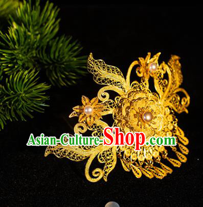 Ancient China Princess Tassel Hairpin Handmade Hair Accessories Traditional Hanfu Wedding Hair Stick