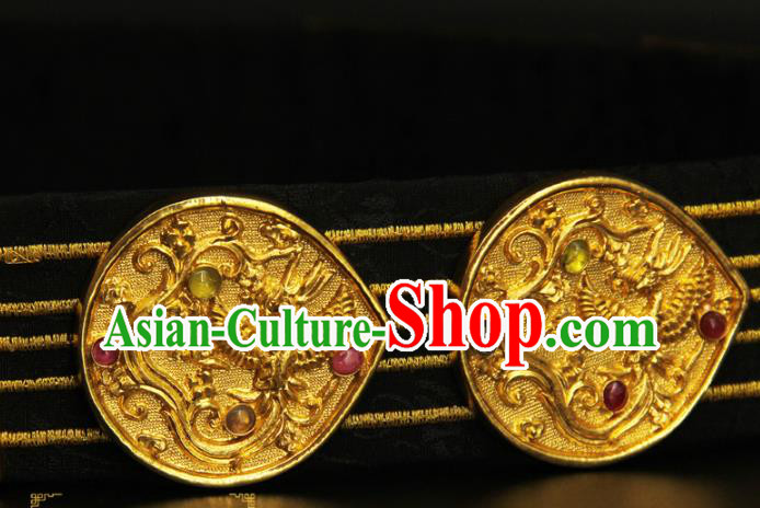 China Handmade Ming Dynasty Belt Ancient Swordsman Waist Accessories