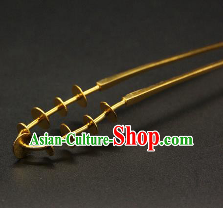 China Song Dynasty Hair Stick Traditional Handmade Hairpin Ancient Court Hair Accessories